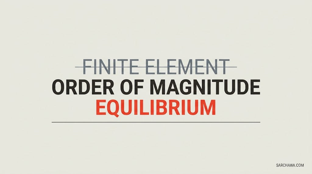 Finite Element Analysis Sanity Checks in Structural Engineering: Why Software Output Is Dangerous Without Physical Intuition