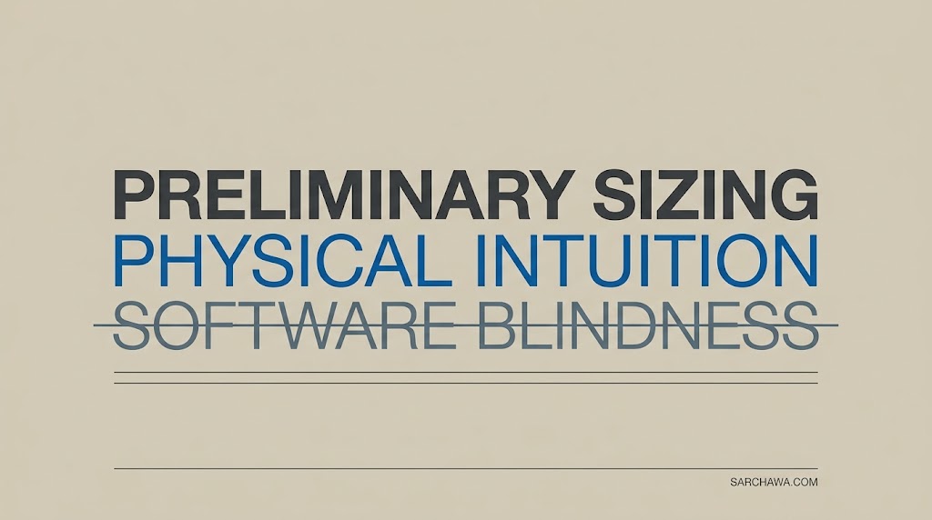 Preliminary Member Sizing Structural Engineering: Why Physical Intuition Outweighs Early Software Modeling