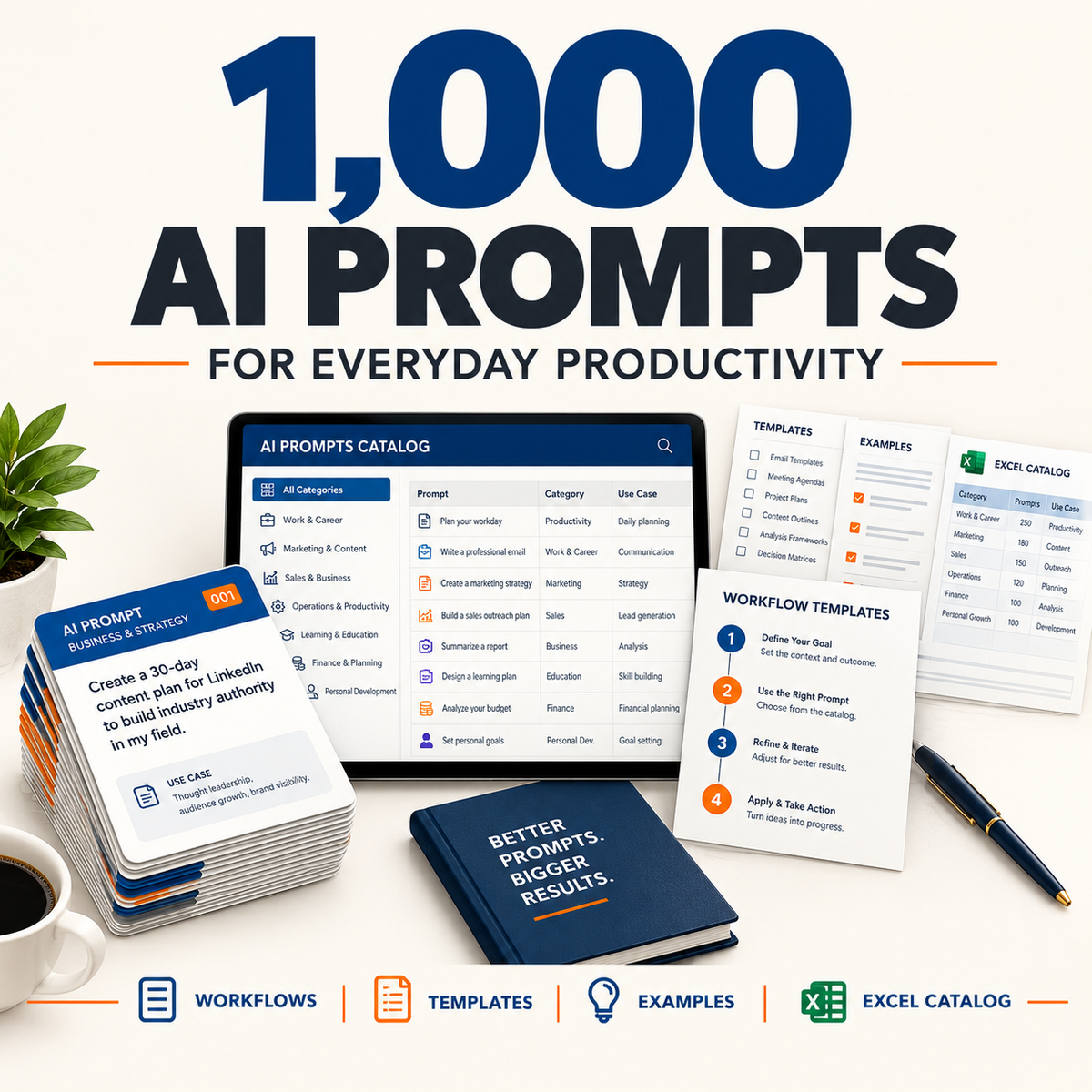 1,000 AI Prompts for Everyday Productivity