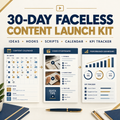 30-Day Faceless Content Launch Kit