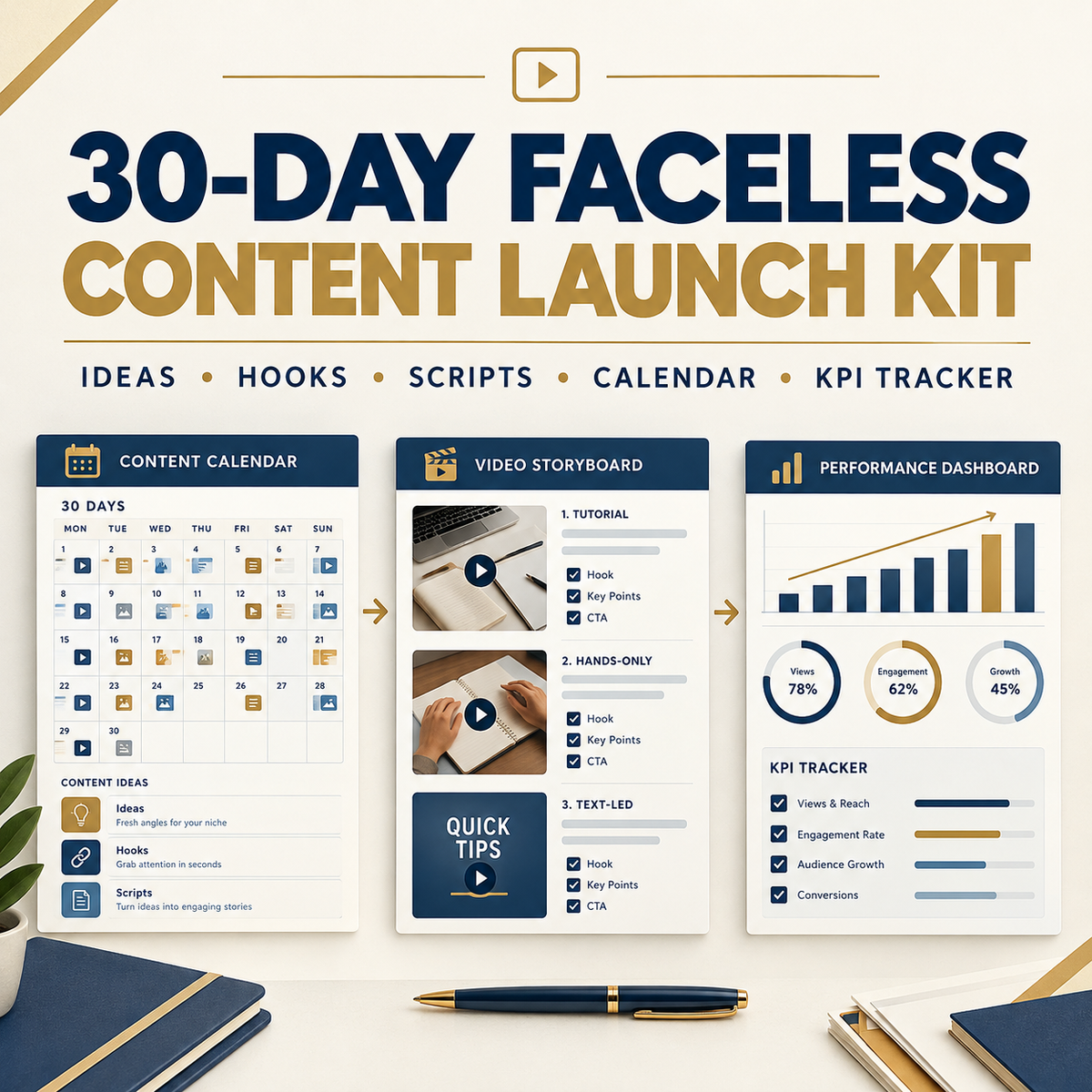 30-Day Faceless Content Launch Kit