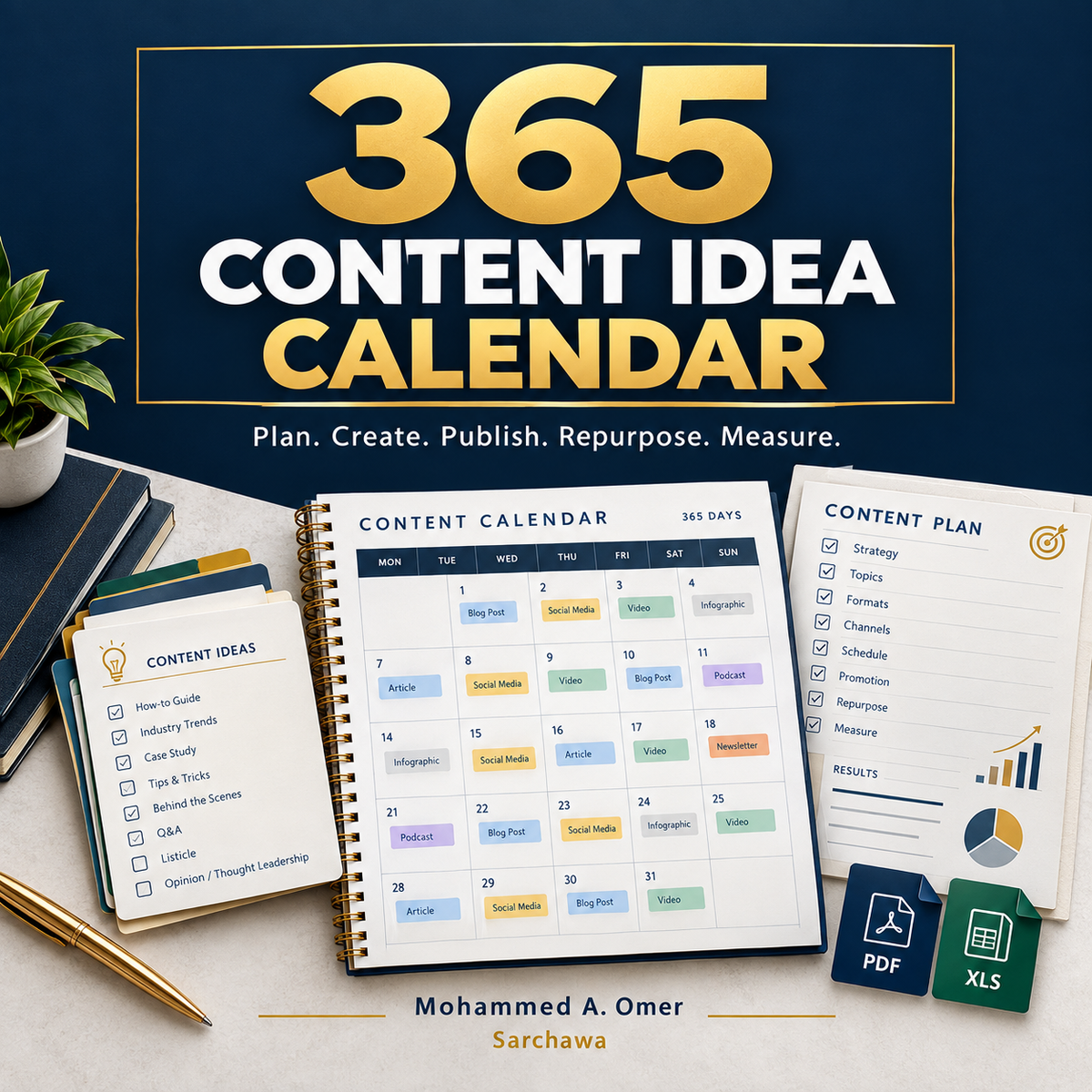 365-Day Content Idea Calendar