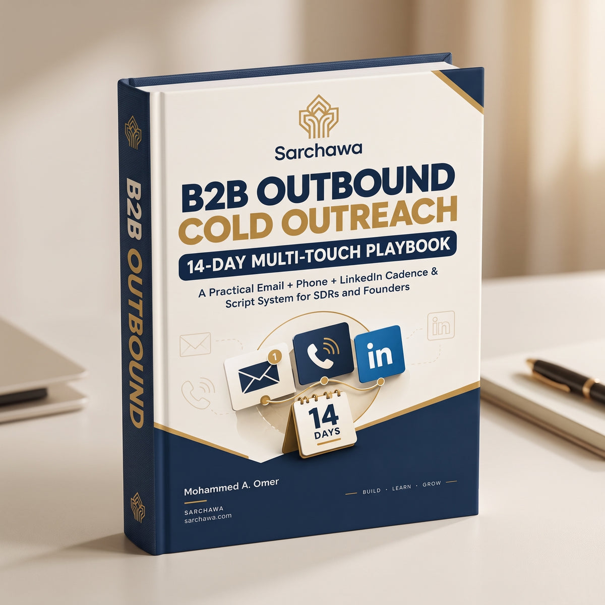B2B OUTBOUND COLD OUTREACH 14-Day Multi-Touch Playbook
