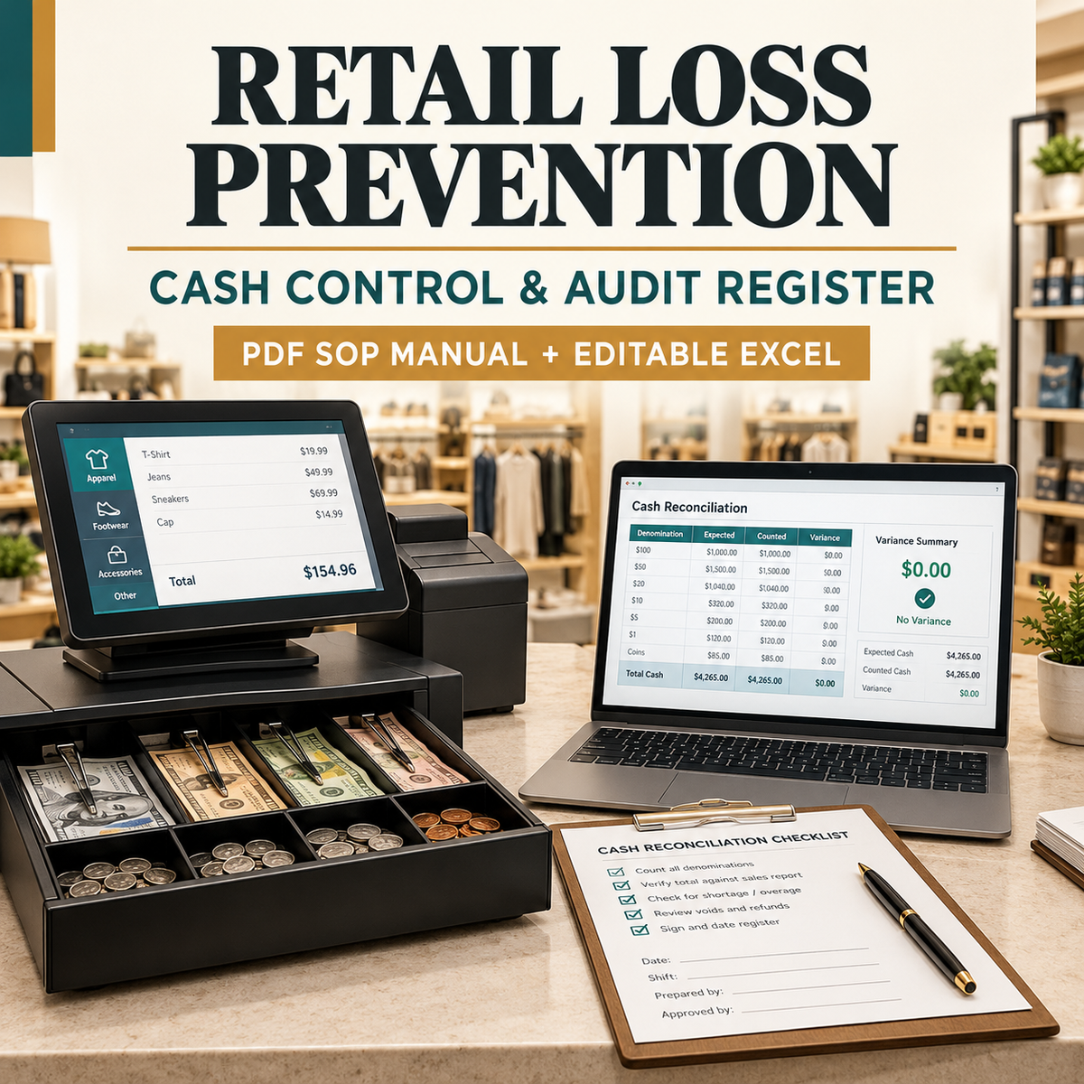 Retail Store Loss Prevention & Cash Register Discrepancy Protocol