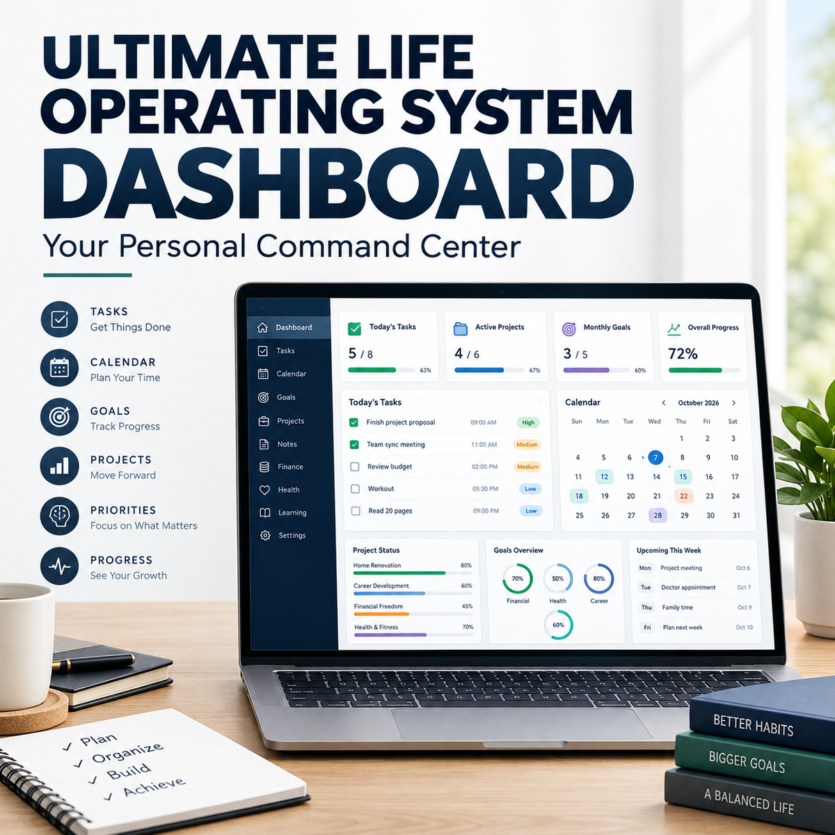 ULTIMATE LIFE OPERATING SYSTEM DASHBOARD